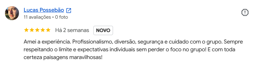 Avaliacao Google Mona Aventuras