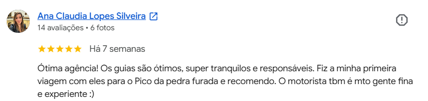 Avaliacao Google Mona Aventuras