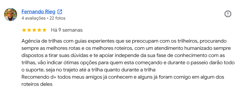Avaliacao Google Mona Aventuras